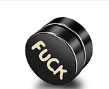 Магнітні сережки кліпси-обманки. Кліпси Love на одне вухо, фото 4