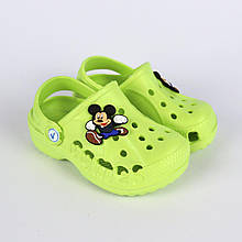 Яскраві крокси для хлопців салатові тм Vitaliya розмір