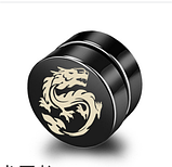 Магнітні сережки кліпси-обманки. Кліпси Love на одне вухо, фото 2