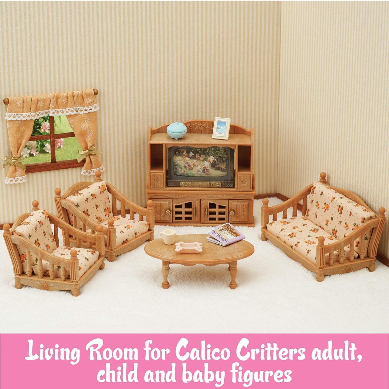 Сильваниан фэмилис Семейная удобная гостиная Sylvanian Families Calico Critters Comfy Living Room - фото 4 - id-p1450783267