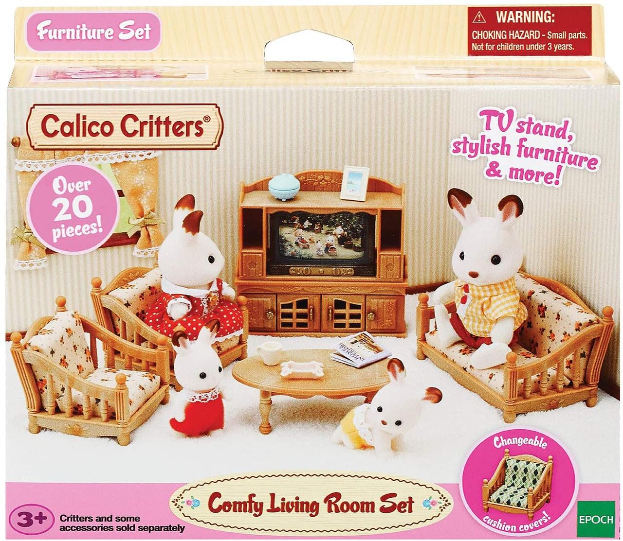 Сильваниан фэмилис Семейная удобная гостиная Sylvanian Families Calico Critters Comfy Living Room - фото 6 - id-p1450783267