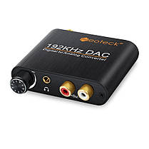 ЦАП Цифро-аналоговий перетворювач Neoteck NTK003s, з Toslink (оптика) в аналоговий, фото 3