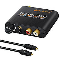 ЦАП Цифро-аналоговий перетворювач Neoteck NTK003s, з Toslink (оптика) в аналоговий, фото 5
