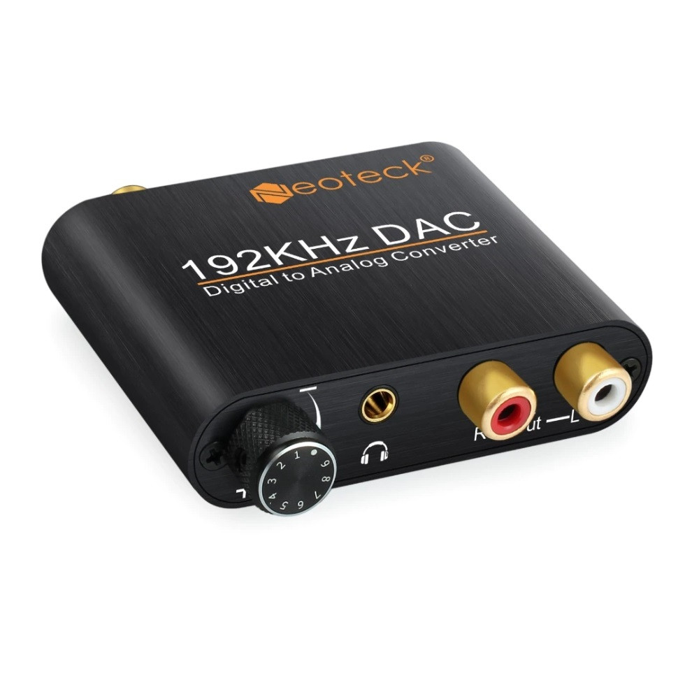 ЦАП Цифро-аналоговий перетворювач Neoteck NTK003s, з Toslink (оптика) в аналоговий