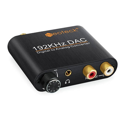 ЦАП Цифро-аналоговий перетворювач Neoteck NTK003s, з Toslink (оптика) в аналоговий, фото 1