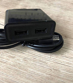 Зарядка Xiaomi + Кабель micro USB 2 Виходи по 2 Ампера (MDY-05-AA), фото 2