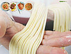 Машинка для нарізування локшини (лопшерізка) PASTA MACHINE / Ручна локшина — тестораскатка механічна ОПТ, фото 5