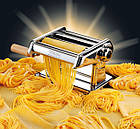 Машинка для нарізування локшини (лопшерізка) PASTA MACHINE / Ручна локшина — тестораскатка механічна ОПТ, фото 10