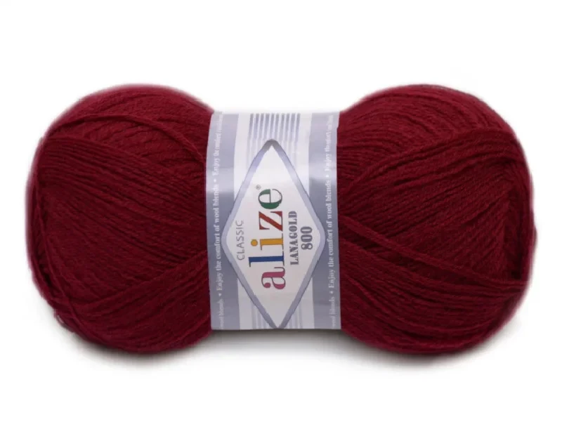 Alize lanagold (Ализе лана голд) 800 № 57 Пряжа, нитки для вязания ...
