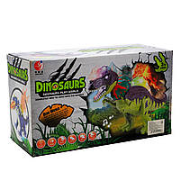 Іграшковий Динозавр «Тиранозавр» Dinosaurs ходить, несе яйця, світлові, звукові ефекти, 26 * 41 * 13 см (KQX-32), фото 8