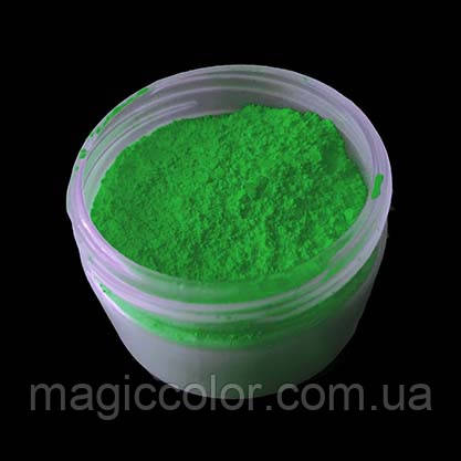 Флуоресцентний пігмент зелений НР-11. Банка 100 мл
