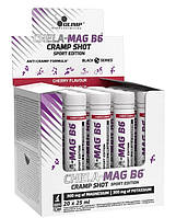 Магній В6 OLIMP Chela-Mag B6 Cramp Shot Sport Edition 20 флаконів по 25 мл