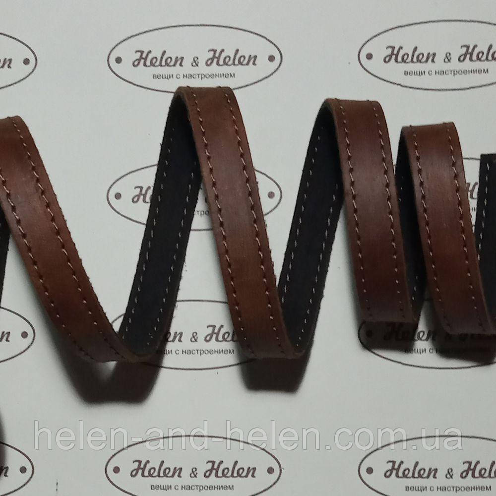 Ручка для міні сумочки 1,5 *130. Колір "Коньячний", фото 1