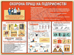 Комплект стендів КОП02 Куточок охорони праці