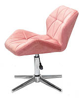 Поворотний стілець Paris Modern Base велюр теракот В-1018 на хрестовині з регулюванням висоти без коліс, фото 4