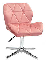 Поворотний стілець Paris Modern Base велюр теракот В-1018 на хрестовині з регулюванням висоти без коліс, фото 5