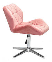 Поворотний стілець Paris Modern Base велюр теракот В-1018 на хрестовині з регулюванням висоти без коліс, фото 2