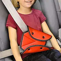 Адаптер ремня безопасности для детей (оранжевый)