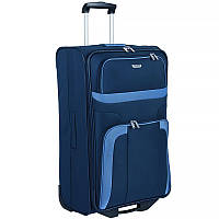 Дорожный мужской чемодан на 2 колесах Германия 47*73*26 см. синий 2202262