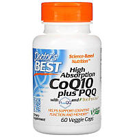 Doctor's Best CoQ10 100 mg PQQ 20 mg 60 капсул