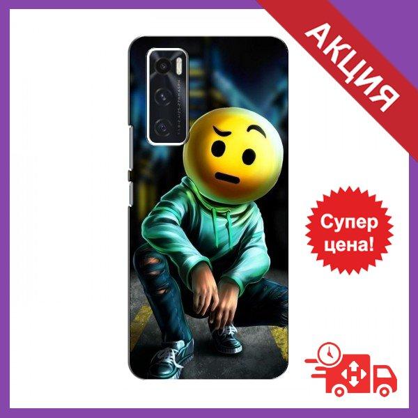 Чохол Смайл для ViVO V20 se / Силіконовий чохол для Віво В 20 СЕ / Чохол із зображенням на ViVO V20 se / Силіконовий бампер на