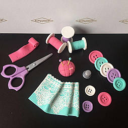 Прикраси на торт "швейний"