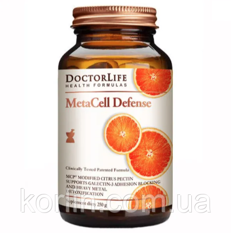 Цитрусовий пектин MetaCell Defense Citrus Pectin 250 г Doctor Life США Доставка з ЄС
