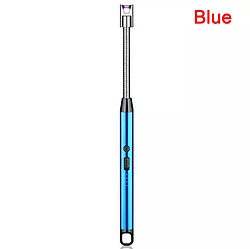 Універсальна гнучка кухонна імпульсна USB запальничка XH-792B для плити мангалу пікніка та іншого Синя