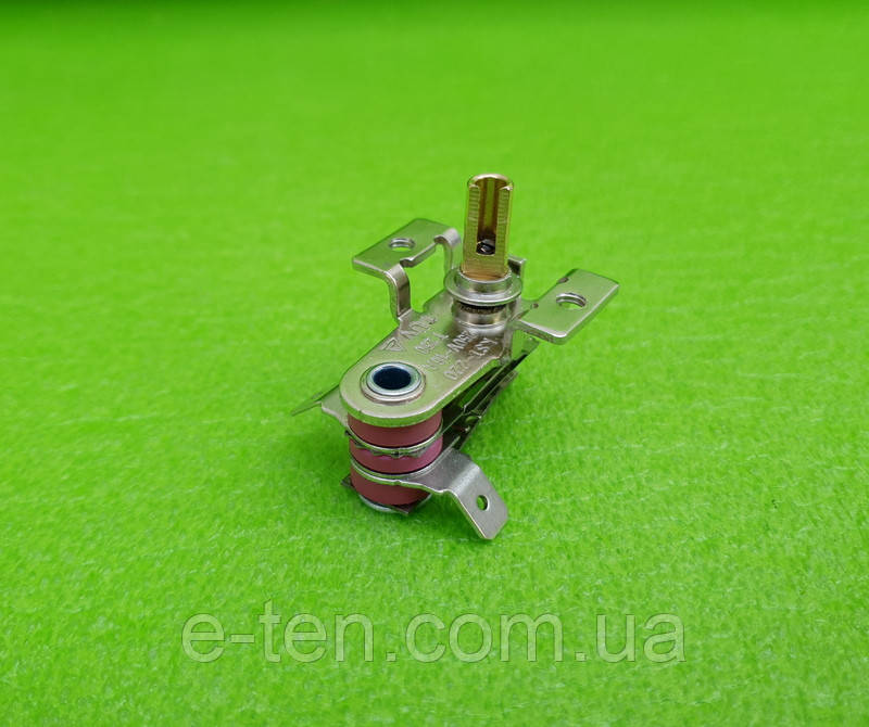Терморегулятор біметалічний KST-220 / 16А /250V / T250 ("з вушками", різьблення Ø4мм) для духовок, обігрівачів