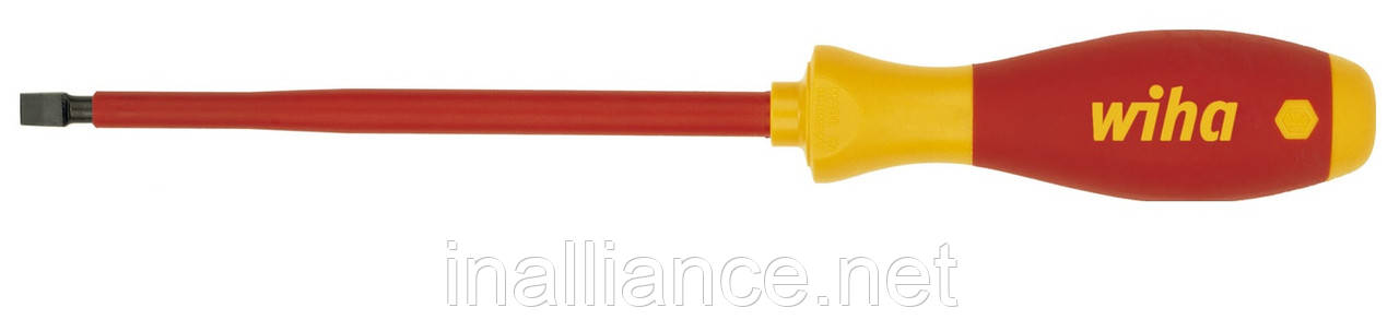 Шліцева викрутка SL 2.5 x 75 мм SoftFinish electric Wiha 00820