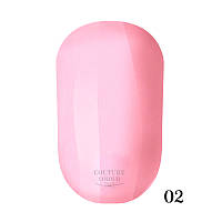 Гель лак COUTURE COLOUR 9 мл розовый тон 02