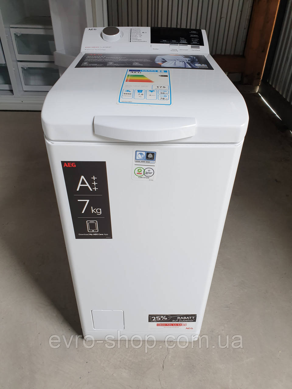 Пральна машина AEG lavamat 6000 Series ProSense 7 KG / L6TB61370, фото 1