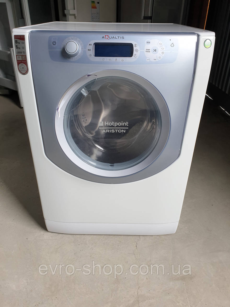 Пральна машина Hotpoint-Ariston 8/6 KG з Сушкою / AQM8D 29 U (EU)/B