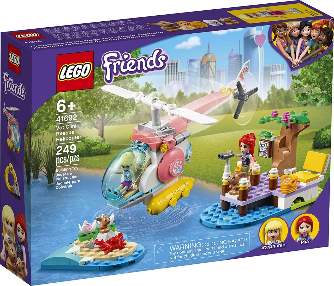 Конструктор LEGO Friends Рятувальний вертоліт ветеринарної клініки (41692)