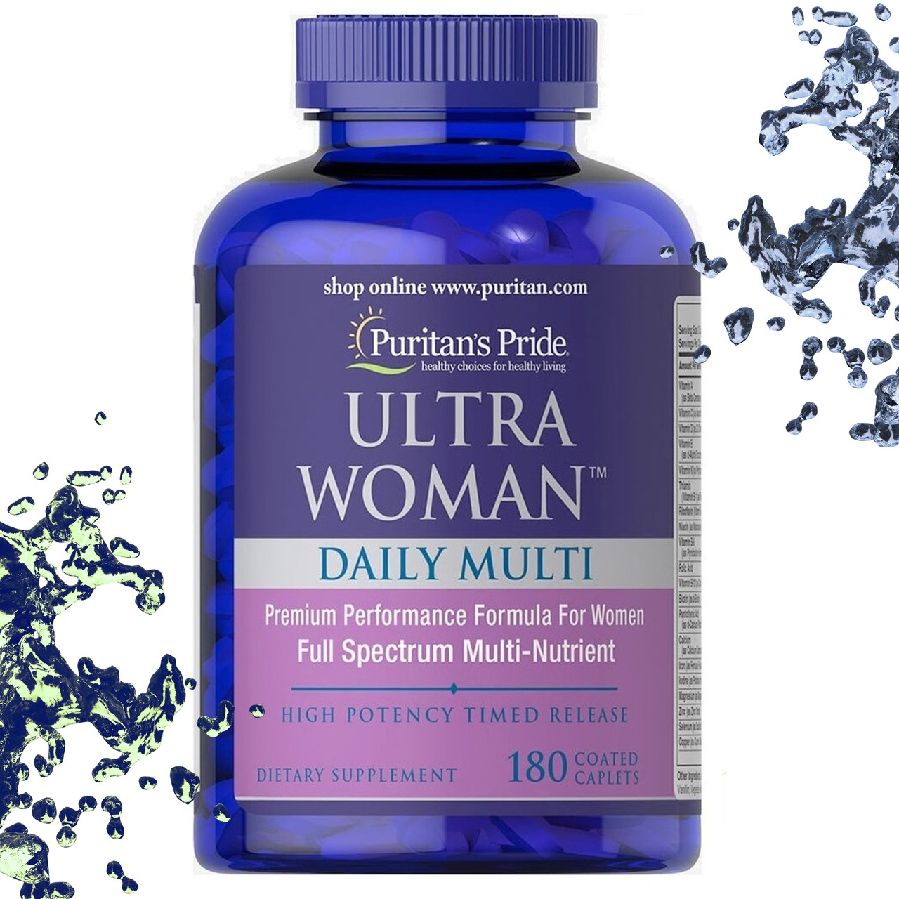 Вітаміни для жінок Puritan's Pride ULTRA WOMAN Daily Multi 180 таблеток