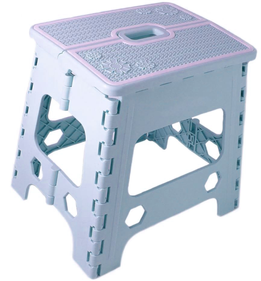 Стілець розкладний Stenson R87943 30х25х30 см, синій, фото 1