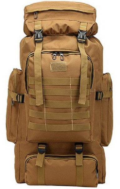 Рюкзак тактичний L01 70 л, пісочний