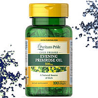 Добавка для жінок Puritan's Pride Evening Primrose Oil Вечірня Примула 500 мг 100 гелевих капсул