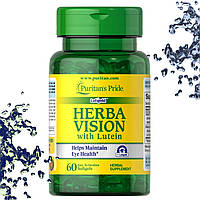 Вітаміни для очей Puritan's Pride Lutigold Herba Vision with Lutein з Лютеїном 60 гелевих капсул