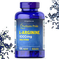 Л-Аргинин Puritan's Pride L-Arginine 1000 мг 100 капсул