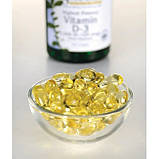 Вітамін Д3 Swanson Vitamin D3 - 5.000 250 IU гелевих капсул, фото 2
