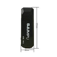 Флешка диктофон мини Saimpu A2, простая запись без настроек, SD карты до 128 Гб, 3 часа работы -UkMarket-