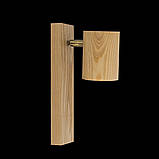 Світильник стельовий підвісний лофт із дерева "Рick Еasy" з текстильним шнуром, фото 4