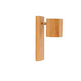 Світильник стельовий підвісний лофт із дерева "Рick Еasy" з текстильним шнуром, фото 6