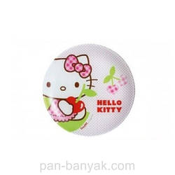 Тарілка десертна Luminarc Disney HelloKittyCherries кругла без борту d20 см ударостійке скло (0023J)