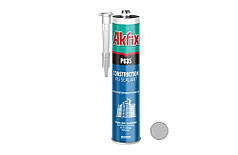 Герметик полиуретановый (строительный) AKFIX P635 310 мл/410 г серый AA116