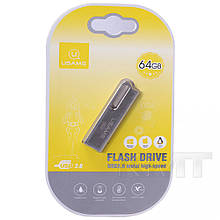 Флеш Накопичувач USAMS 64Gb US-ZB099 Aluminum Alloy USB High Speed (ZB99UP01)