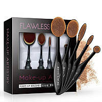 Многофункциональный набор кистей для макияжа Bioauqua Flawless Blend Make-up Artistry Fine Brush, 5шт