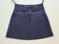 Юбка школьная 116-134 см школьная синяя плиссированная юбка для девочки