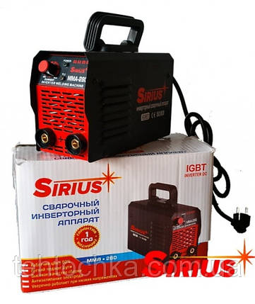 ЗВАРЮВАЛЬНИЙ ІНВЕРТОР SIRIUS MMA-280, фото 1